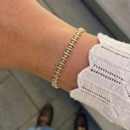 Ellery Sıralı Altın Bileklik