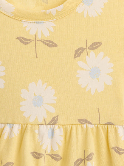Sarı Mix & Match Babydoll Tunik Elbise