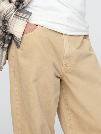 Bej Extra Baggy Jean Pantolon