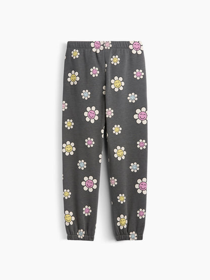 Gri Relaxed Gap Logo Eşofman Altı