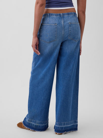 Mavi Mid Rise Ultrasoft Easy Baggy Jean Pantolon