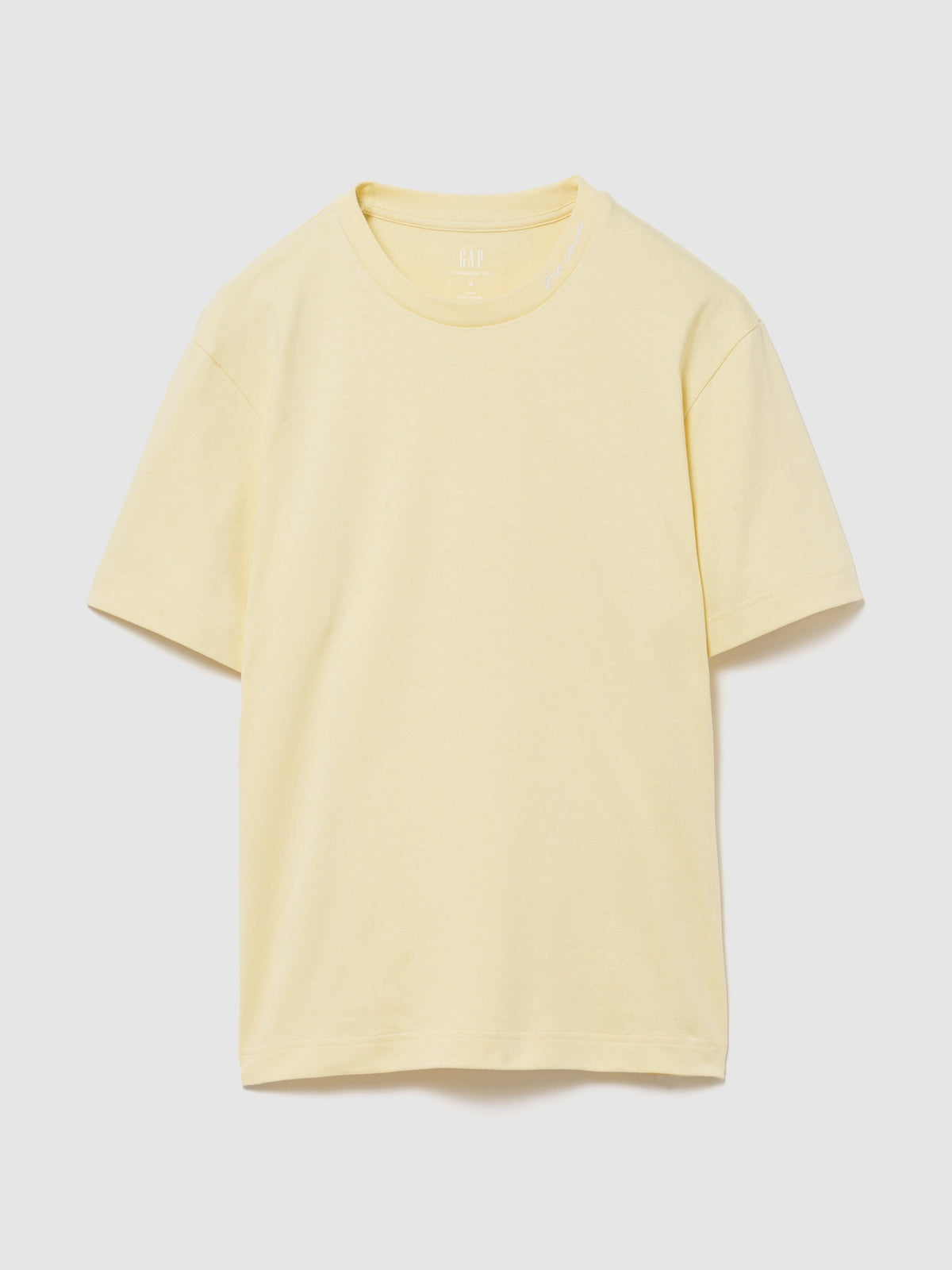 Sarı Heavyweight Gap Logo Relaxed Crop T-shirt