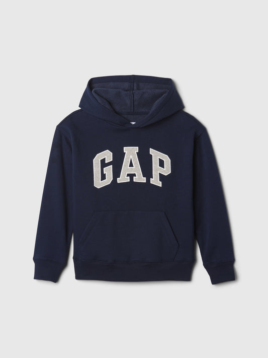 Lacivert Gap Logo Kapüşonlu Sweatshirt