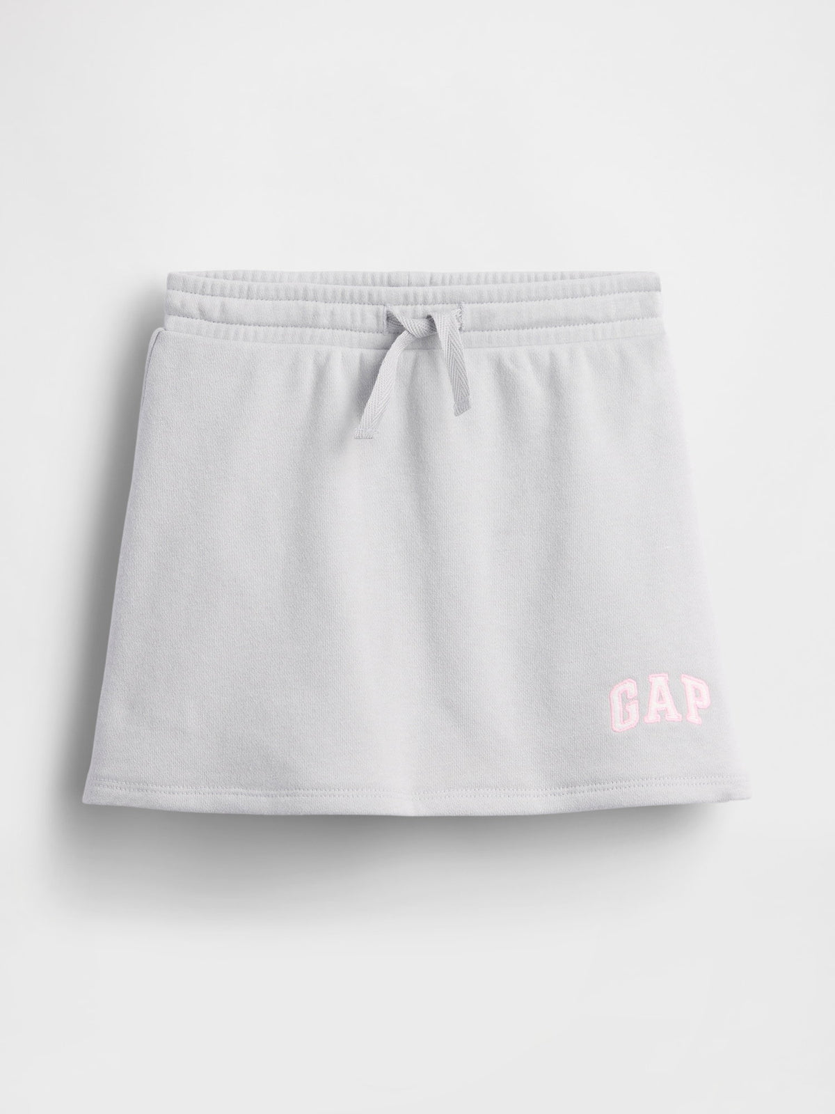 Pembe Logo Pull-on Fransız Havlu Kumaş Şort Etek