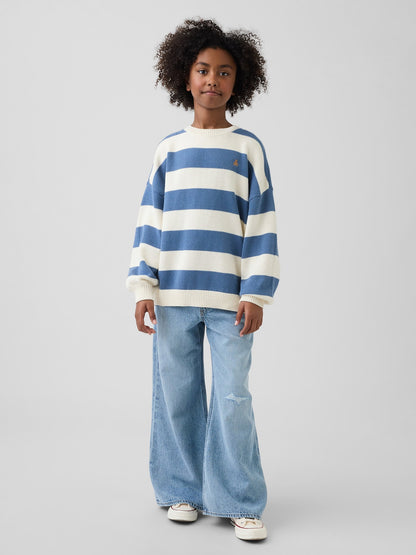 Mavi Oversize Tunik Kazak
