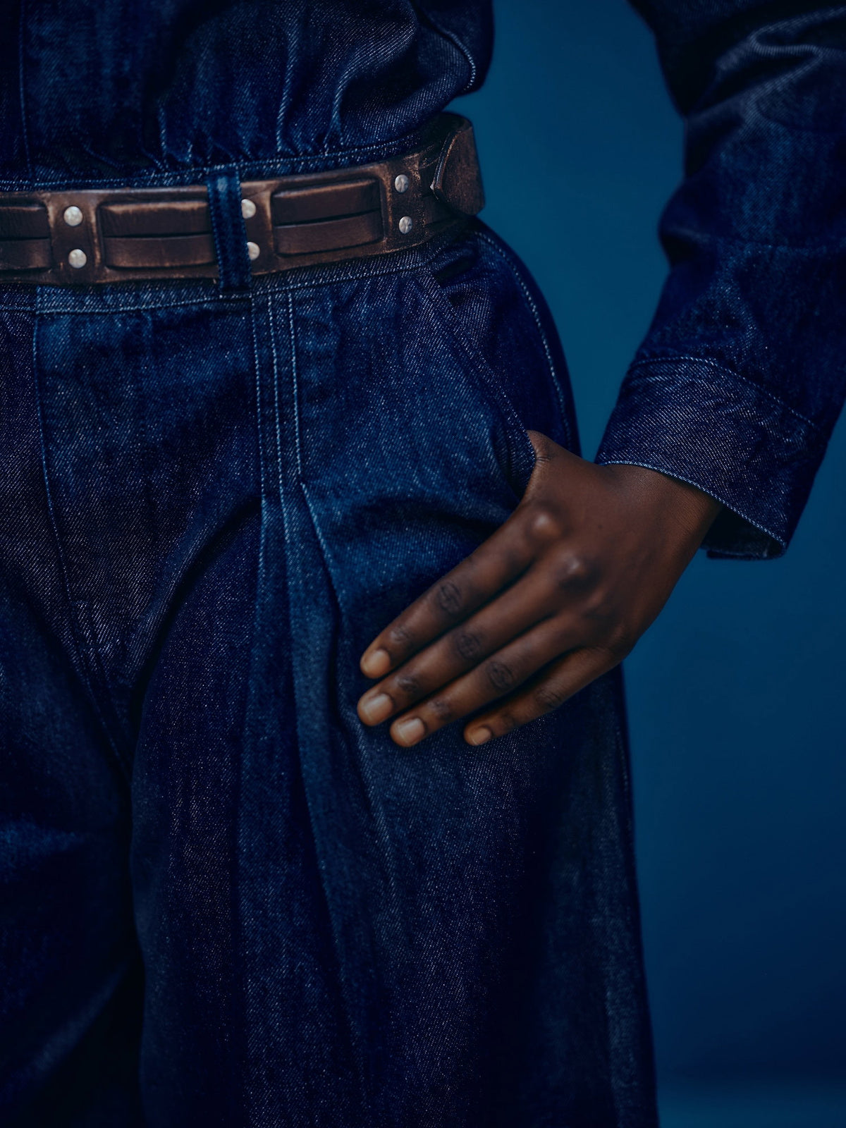 Koyu Mavi Gap × Hfr Denim Tulum By Latouché