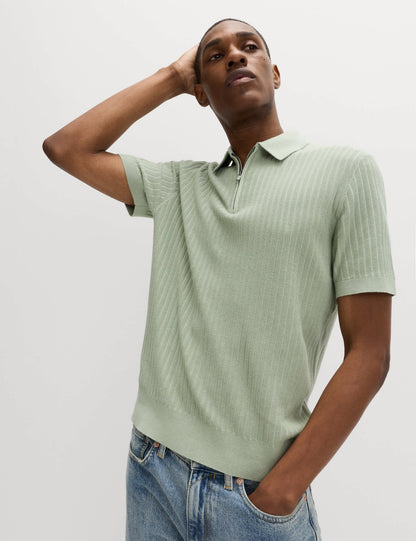 Pamuk Karışımlı Polo Yaka T-shirt