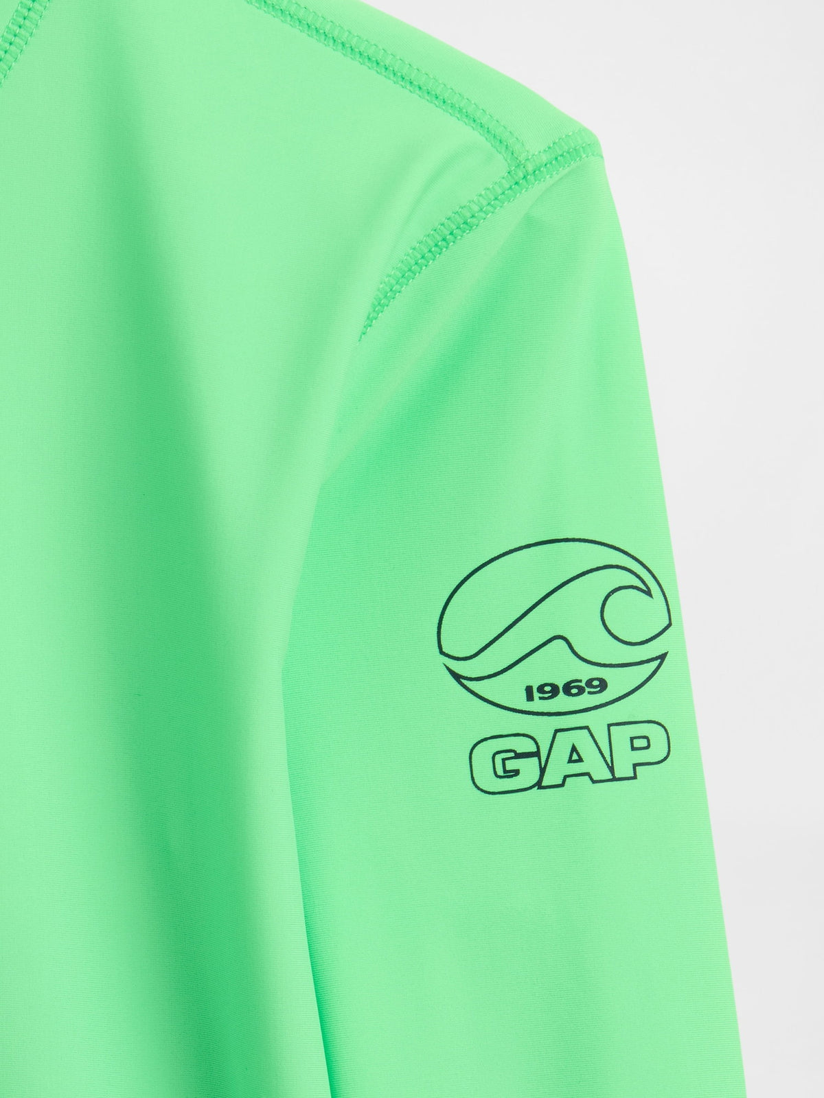 Açık Yeşil Logo Rash Guard Mayo Üst