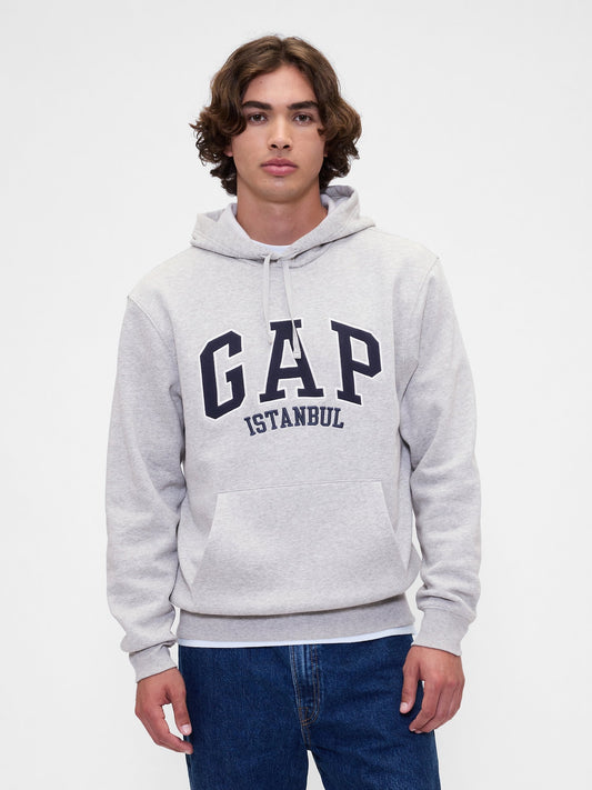 Gri Relaxed Gap Istanbul Logo Sweatshirt