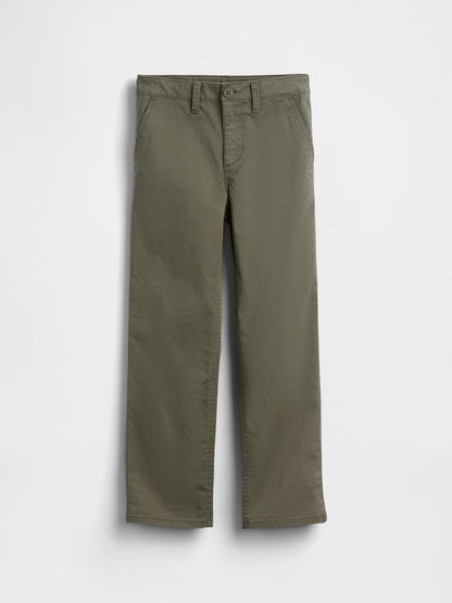 Koyu Mavi Modern Relaxed Straight Khaki Pantolon