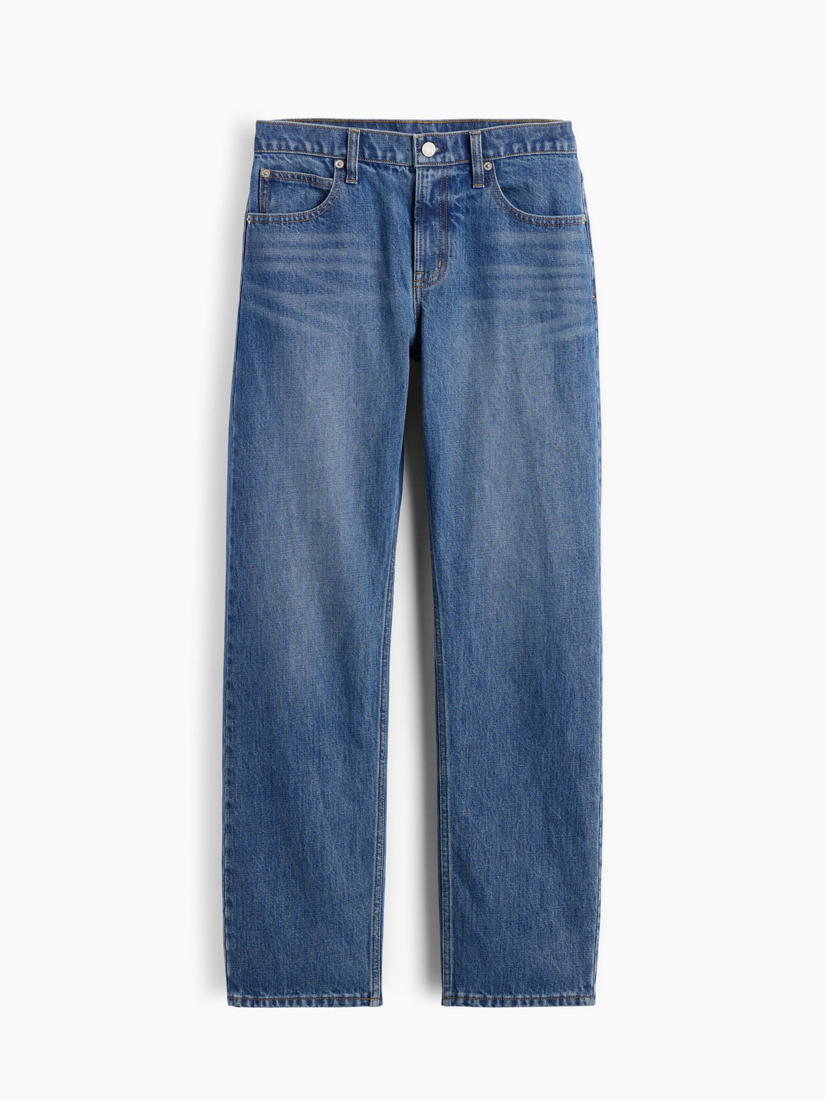 Mavi Mid Rise Straight Taper Jean Pantolon