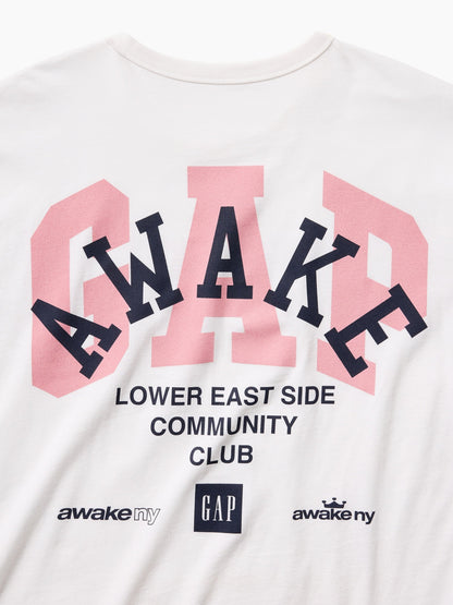 Siyah Gap × Awake Ny Relaxed Logo T-shirt