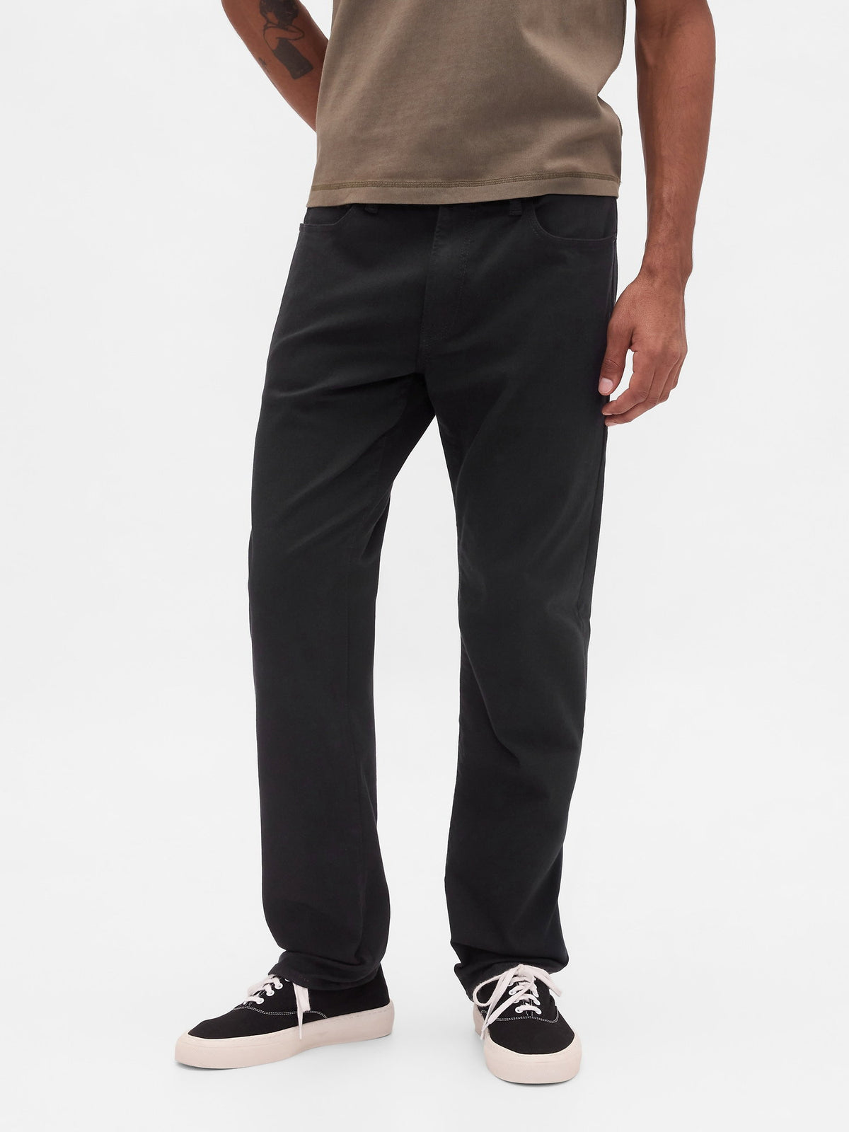 Gri Straight Fit City Jean Pantolon