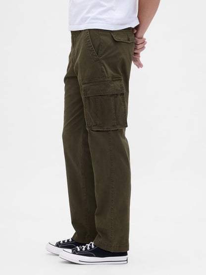 Haki Gapflex Straight Kargo Washwell™ Pantolon