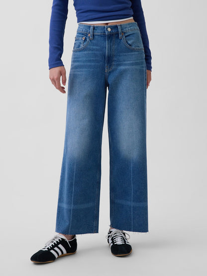 Mavi High Rise Stride Wide-leg Ankle Jean Pantolon