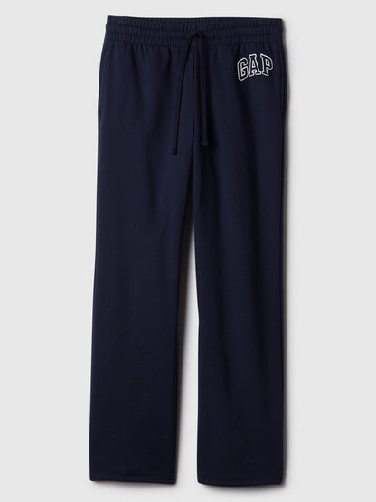 Lacivert Gap Logo Bootcut Fleece Eşofman Altı