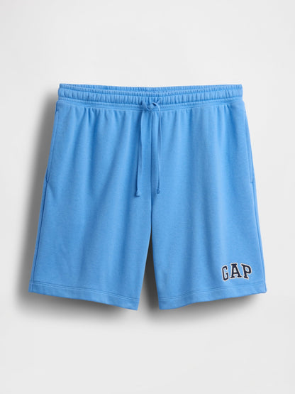 Açık Mavi 8'' Gap Logo Fransız Havlu Kumaş Şort