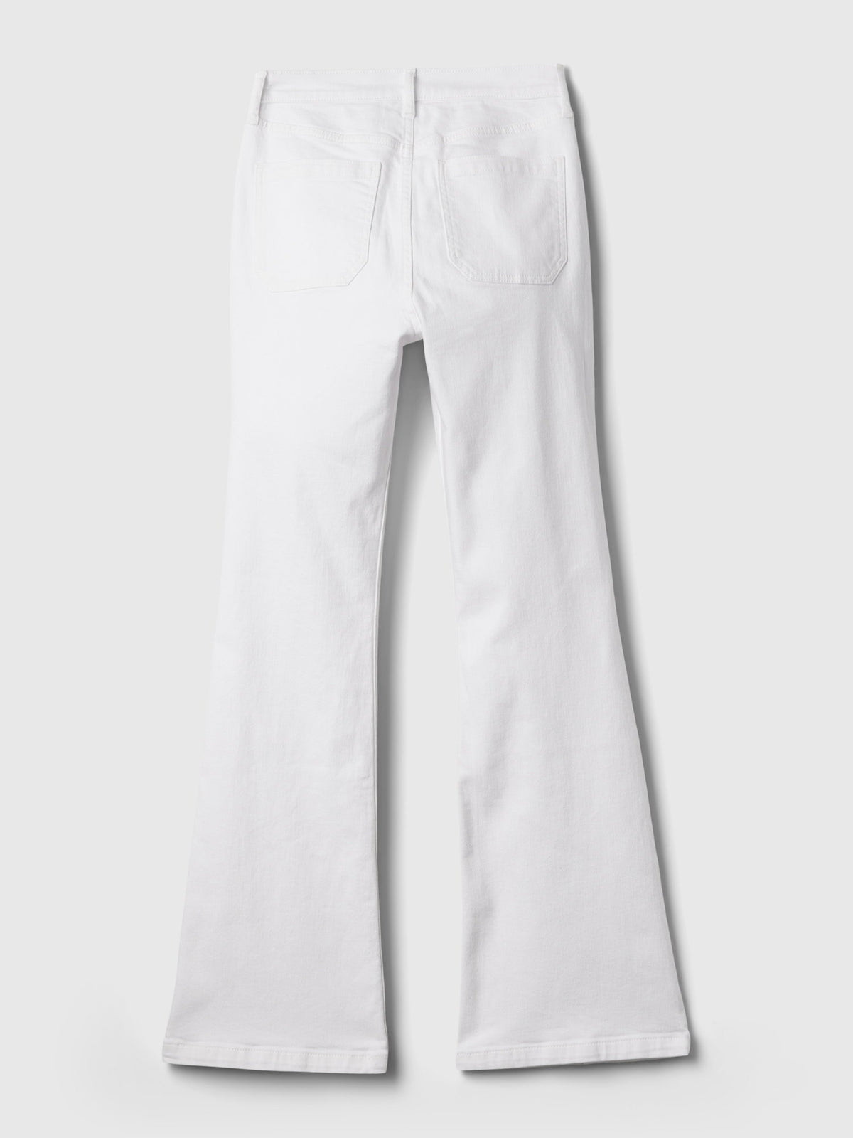 Beyaz High Rise '70s Flare Washwell™ Jean Pantolon