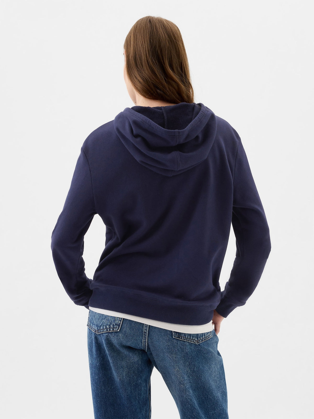 Kırmızı Gap Logo Havlu Kumaş Sweatshirt