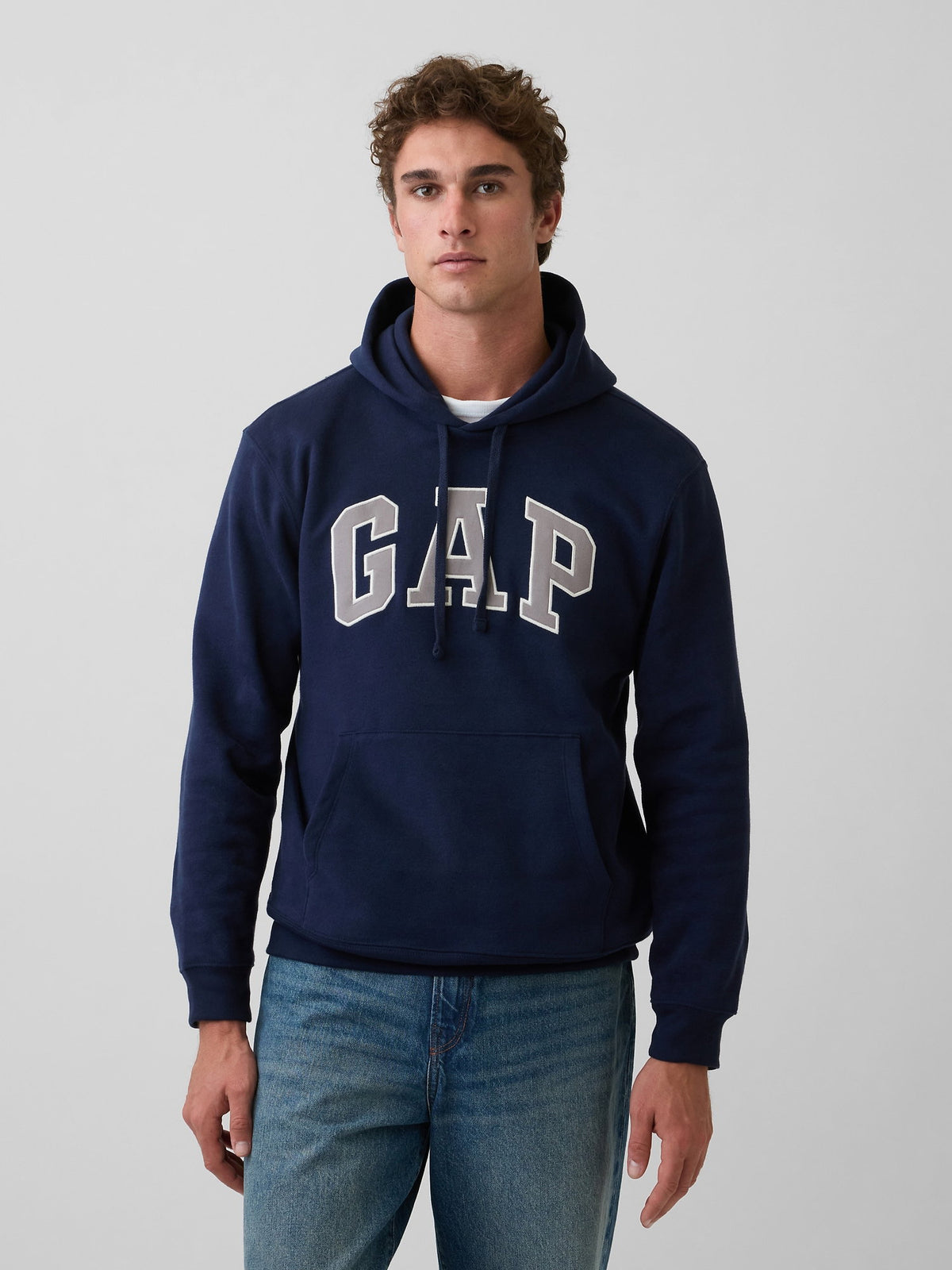 Lacivert Vintagesoft Arch Gap Logo Sweatshirt
