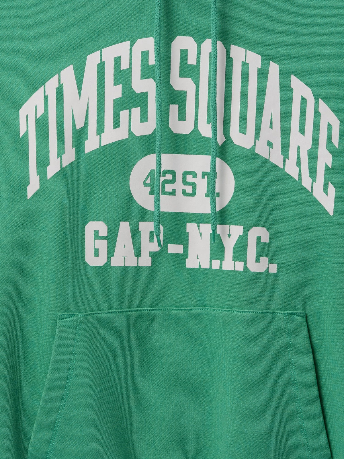 Yeşil Gap Logo Nyc Kapüşonlu Sweatshirt