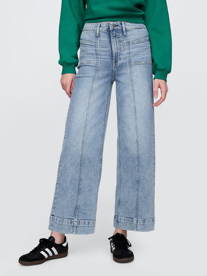 Mavi High Rise Wide-leg Jean Pantolon