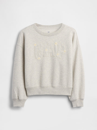 Açık Gri Vintagesoft Arch Logo Sweatshirt