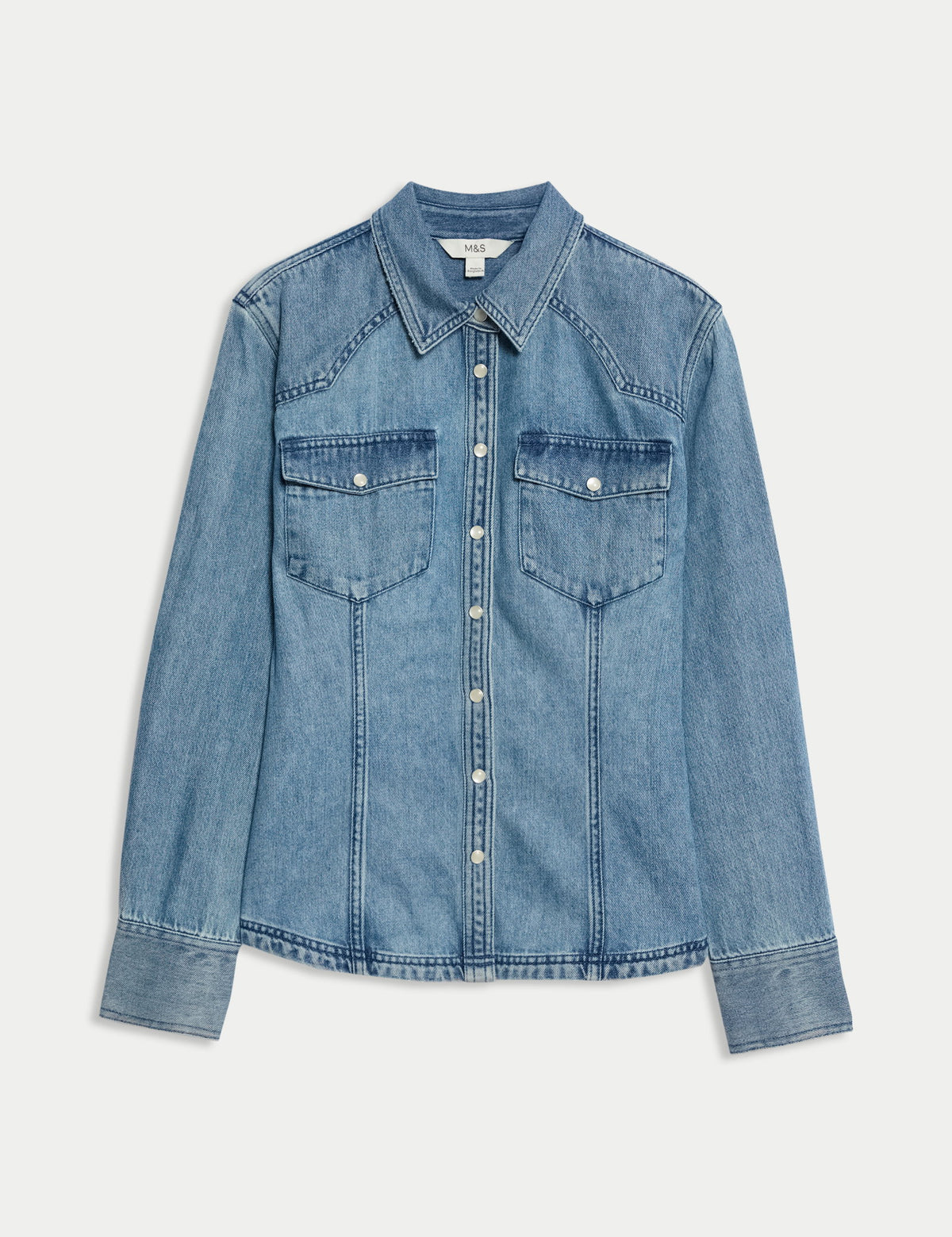 Denim Western Gömlek