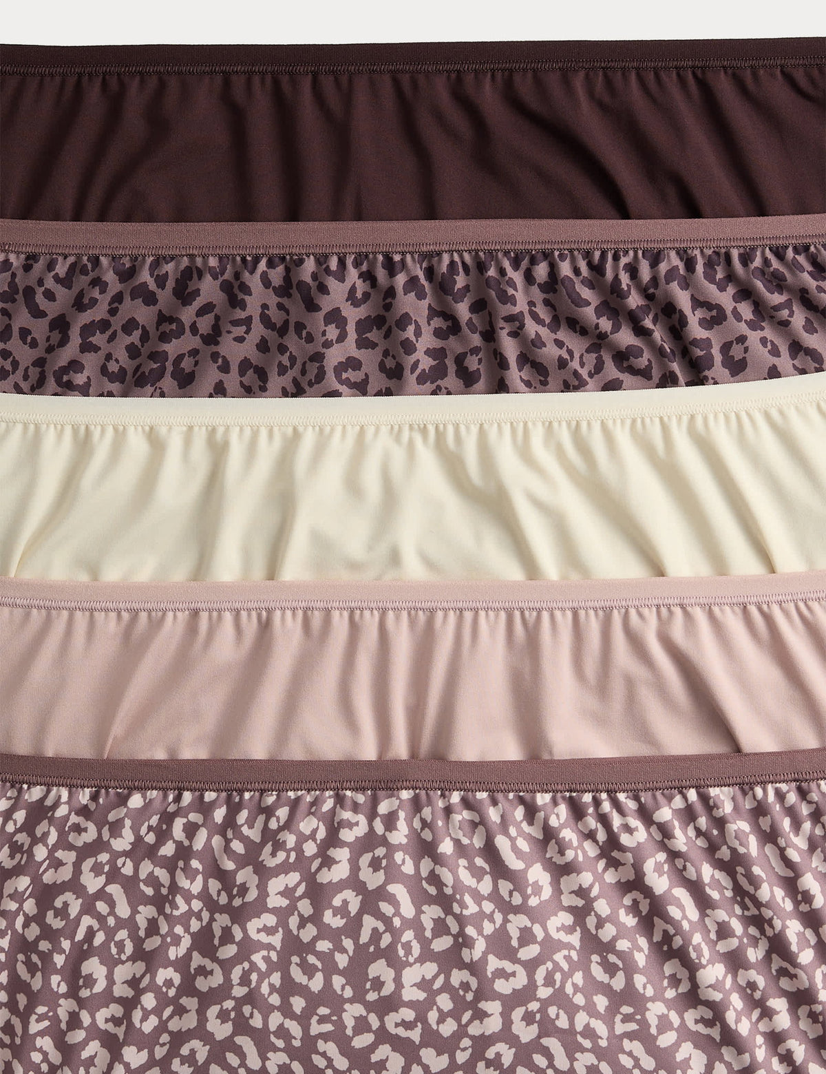 5’li Microfibre Yüksek Bel Külot Seti