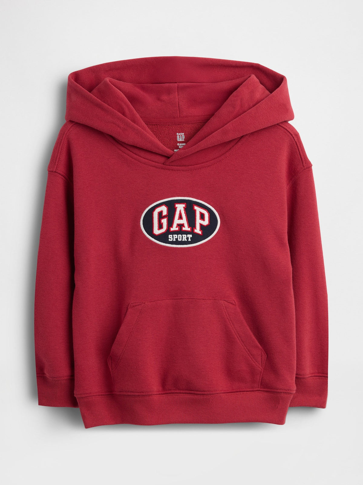 Kırmızı Vintagesoft Terry Sport Logo Sweatshirt