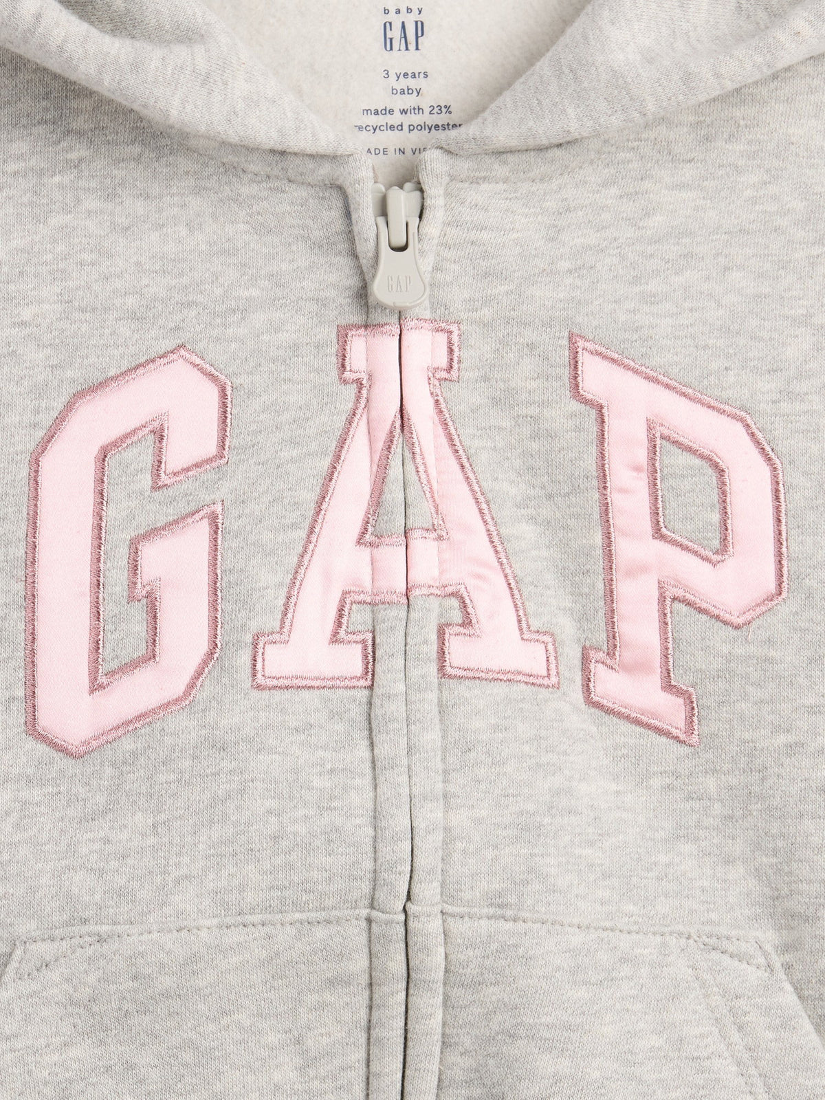 Gri Vintagesoft Logo Fermuarlı Sweatshirt