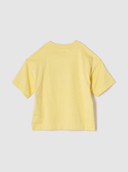 Sarı Vintagesoft Athletic Logo T-shirt