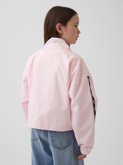 Açık Pembe Relaxed Rüzgarlık