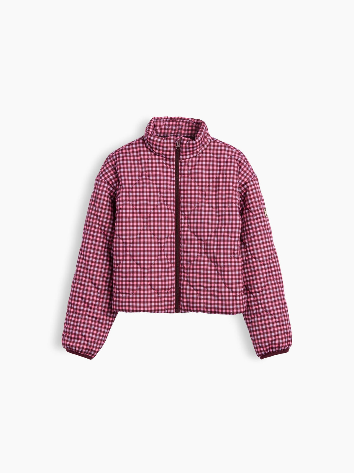 Pembe Relaxed Puffer Şişme Ceket