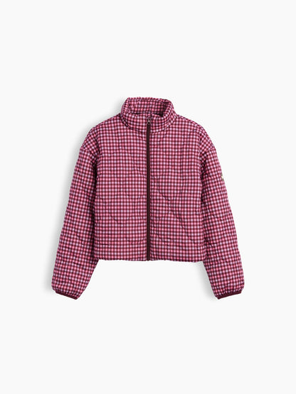 Pembe Relaxed Puffer Şişme Ceket