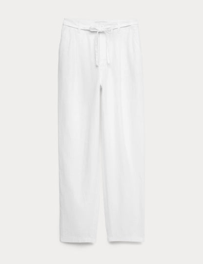 Saf Keten Pantolon