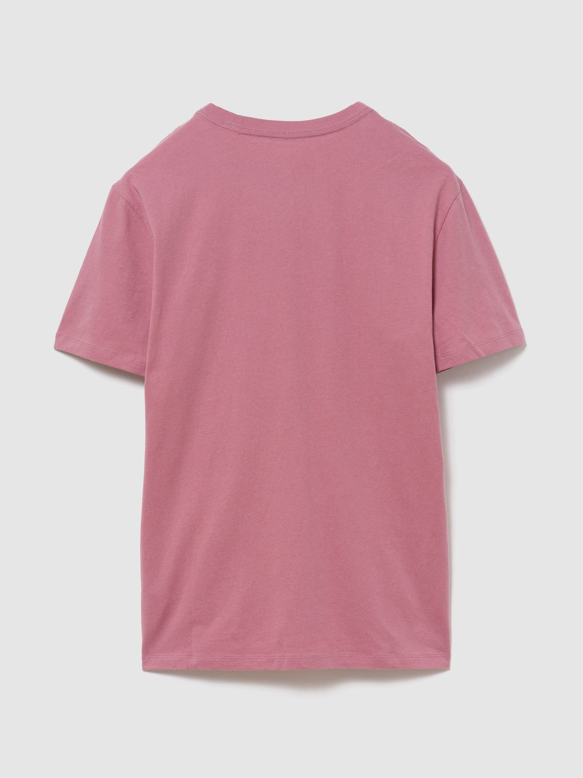 Koyu Pembe Everyday Soft Relaxed Grafik Baskılı T-shirt