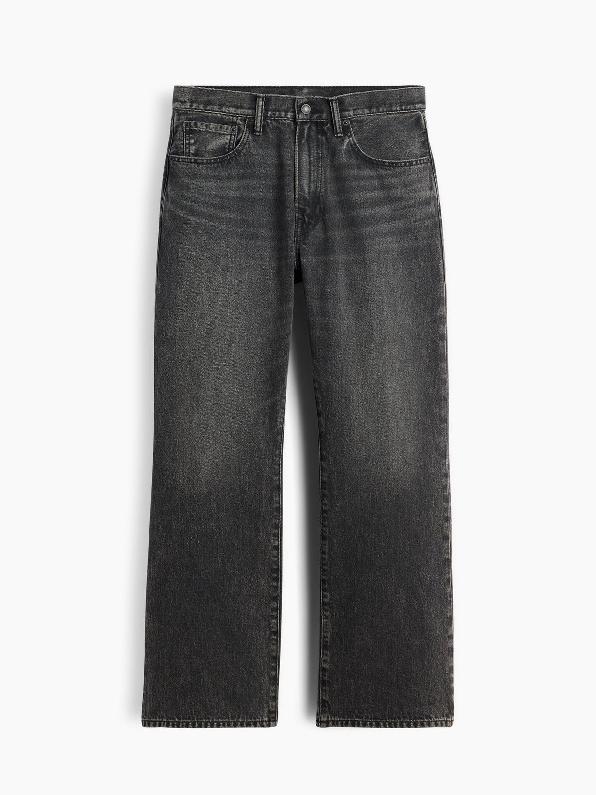 Siyah Loose Boot Jean Pantolon