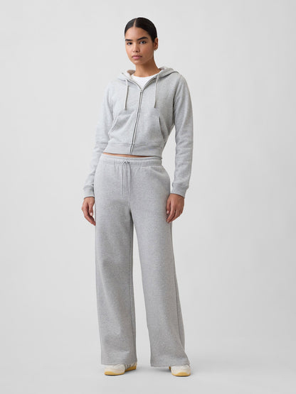 Gri Gap Grafik Straight-leg Eşofman Altı