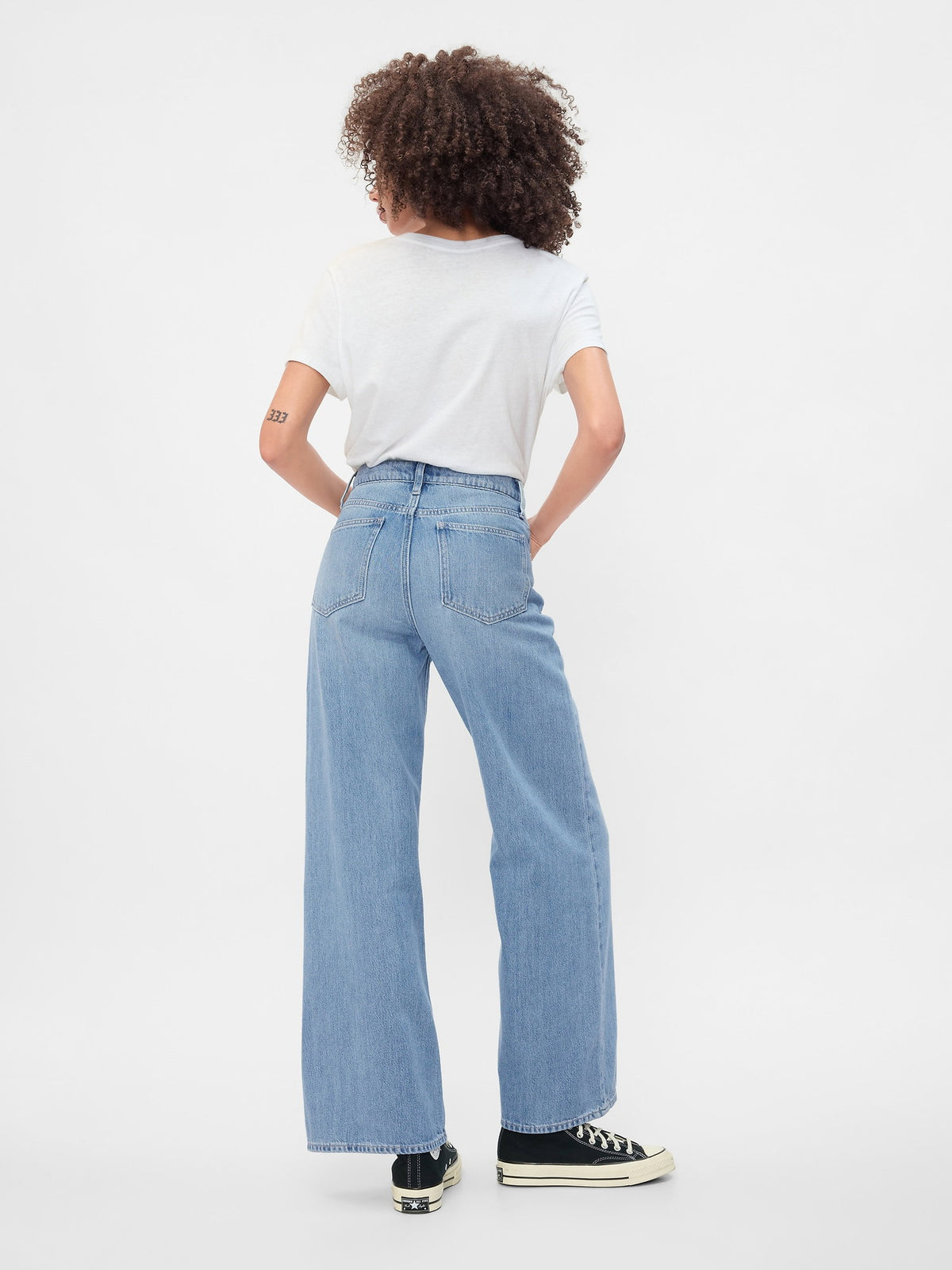 Mavi High Rise Wide Leg Jean Pantolon
