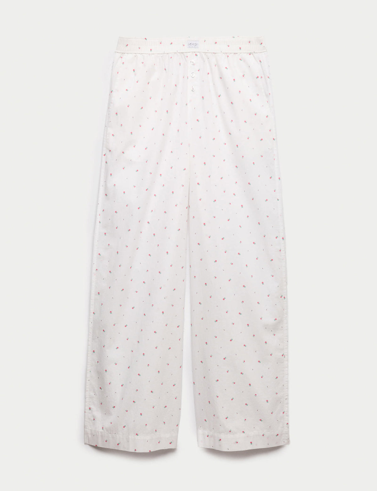 Çiçek Desenli Pijama Altı