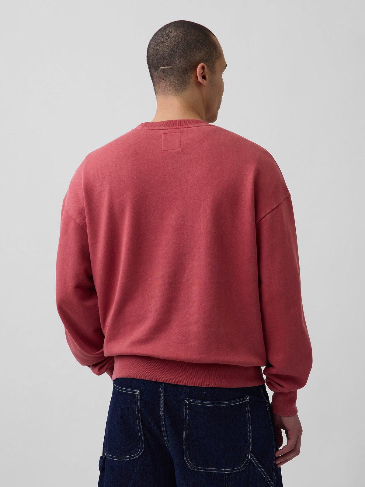 Koyu Kırmızı Keith Haring Heavyweight Logo Sweatshirt