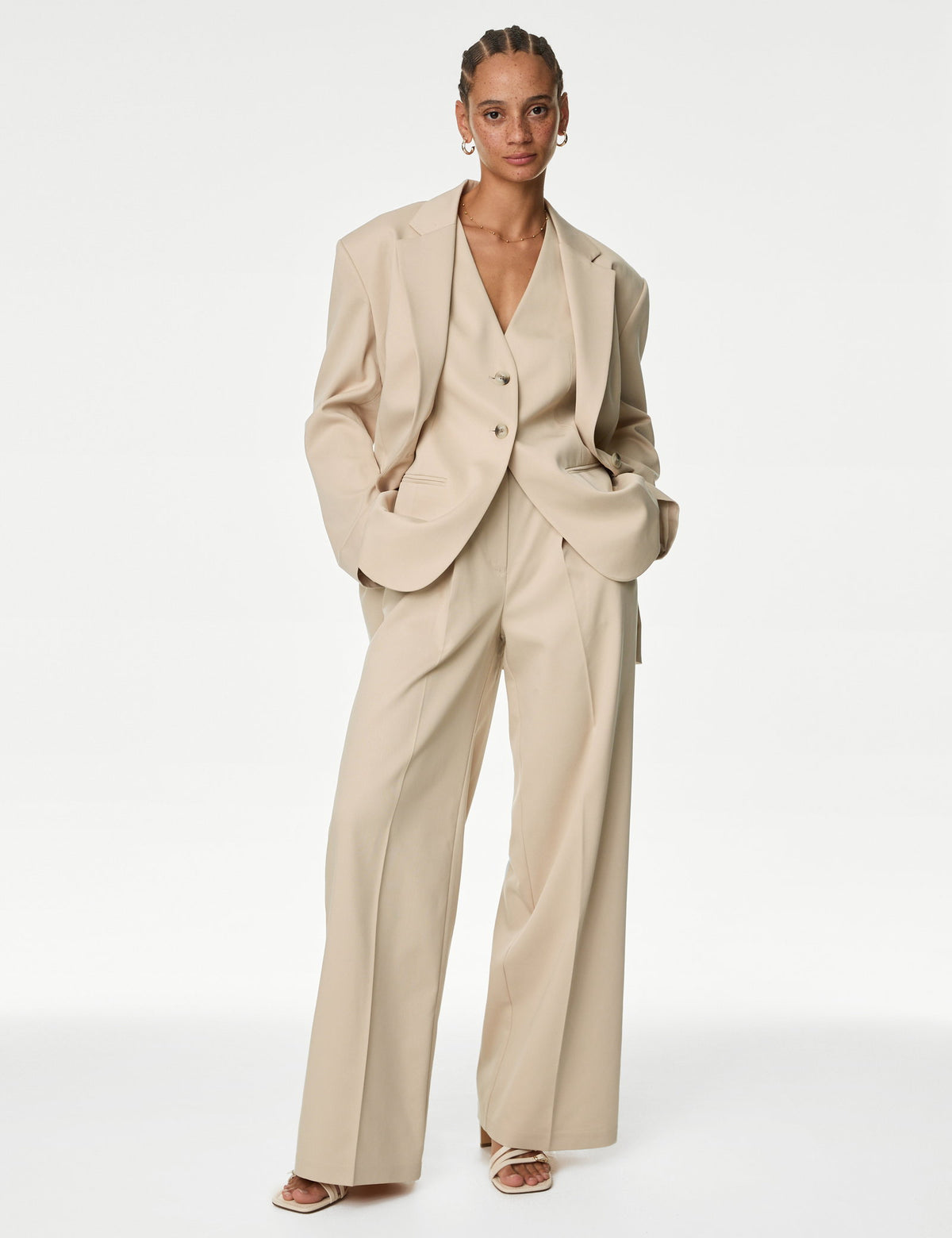 Lyocell™ Relaxed Fit Blazer Ceket
