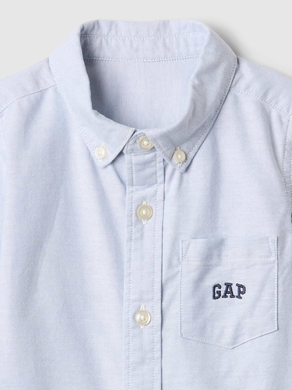 Açık Mavi Gap Logo Oxford Gömlek
