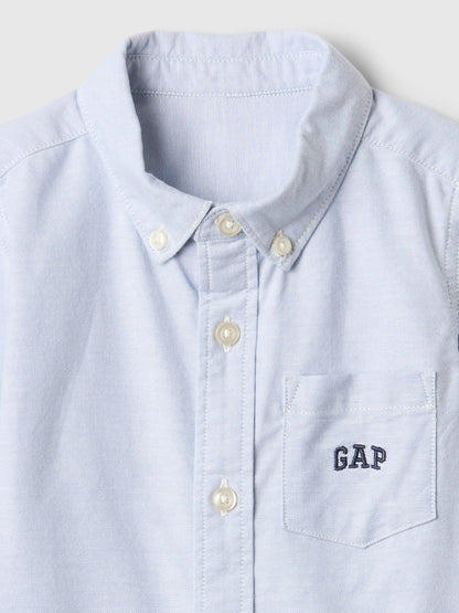 Açık Mavi Gap Logo Oxford Gömlek