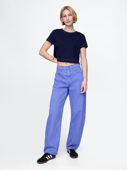 Mavi High Rise Barrel Jean Pantolon