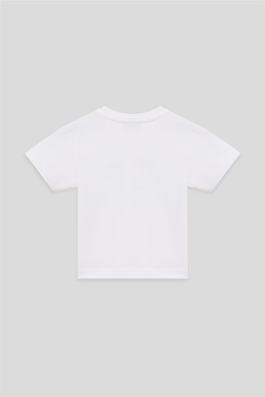 Erkek Bebek Beyaz Tshirt