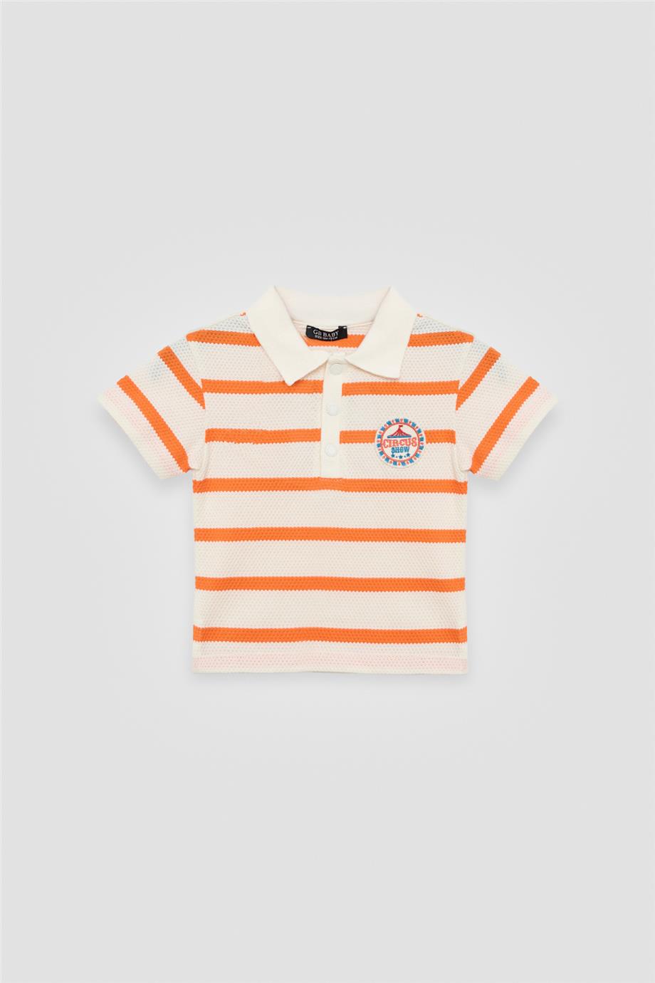 Erkek Bebek Çizgili Tshirt