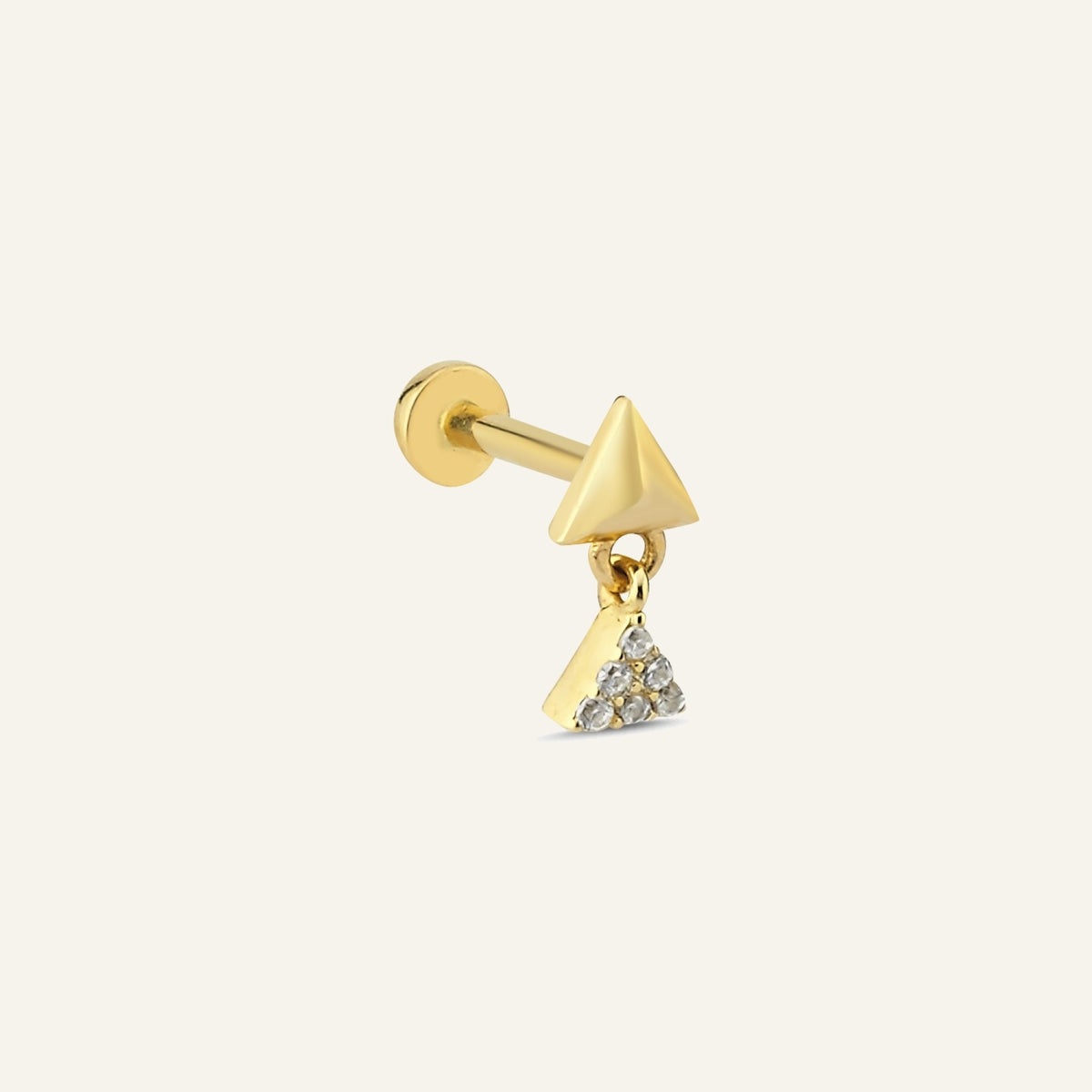 Kalonir Altın Kulak Piercing