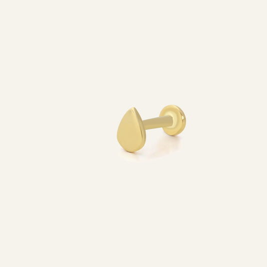 Alun Damla Figürlü Altın Kulak Piercing